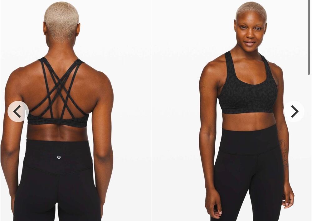 Lululemon Free To Be Serene Bra Size 6 Padded Camo - W2APNS